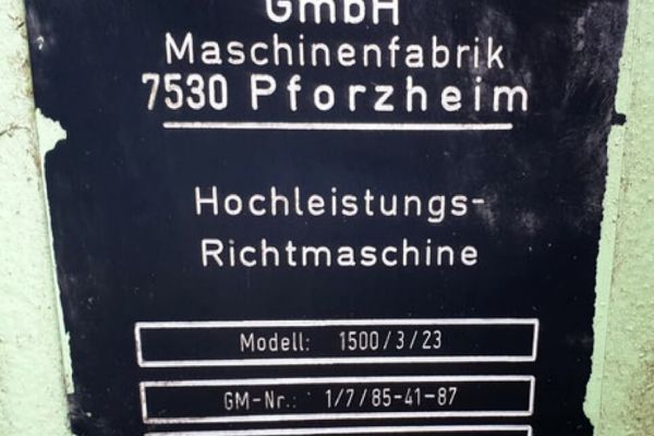 Querteilanlage 1.500 x 3,0 mm