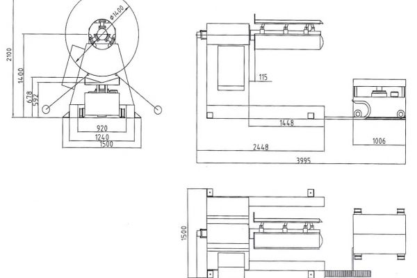 Abwickelhaspel 1.500 mm x 10 t