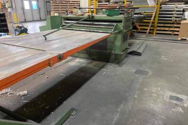 Längs-Querteilanlage 1.500 x 2,0 mm