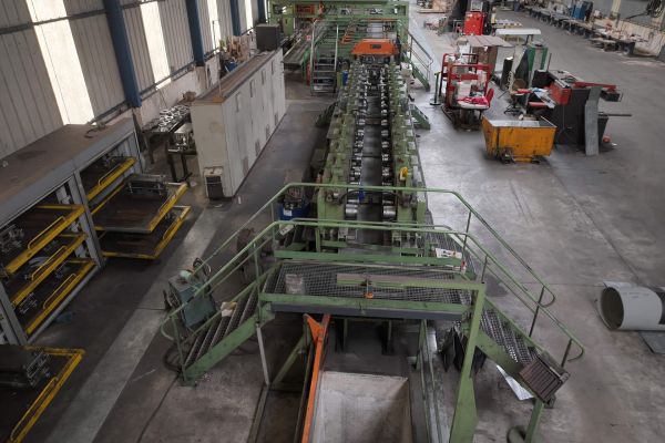 Profilieranlage für C-Profile 120 - 300 x 70 mm