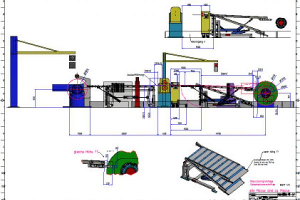 Längsteilanlage 1.250 x 1,25 mm
