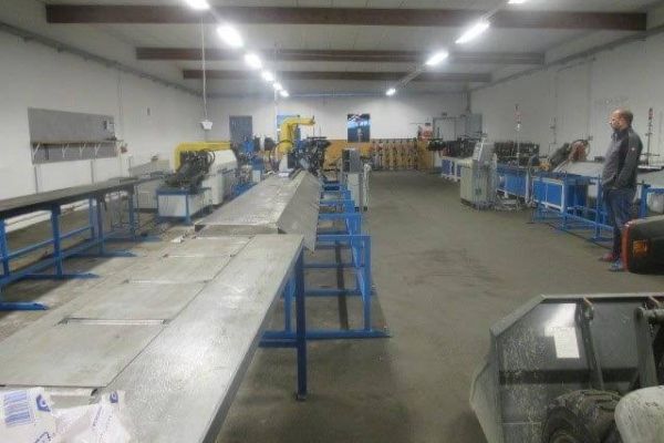 Profiling lines for production of drywall profiles