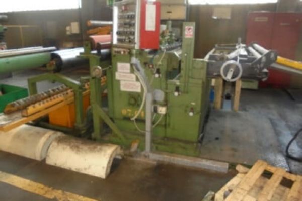 Un-rewinding line 1,500 x 0.5 / 1.5 mm