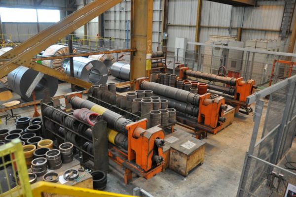 Heavy duty slitting line 1,600 x 5.0 mm