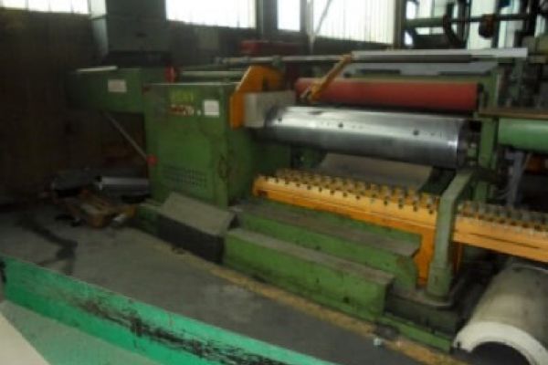 Un-rewinding line 1,500 x 0.5 / 1.5 mm